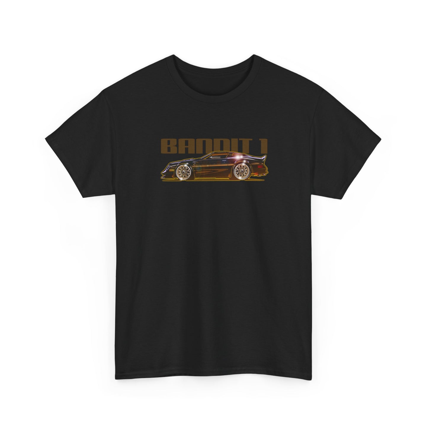 SMOKEY AND THE BANDIT Pontiac Trans Am Fireball Art Premium Tee Shirt - Mutiple Colors