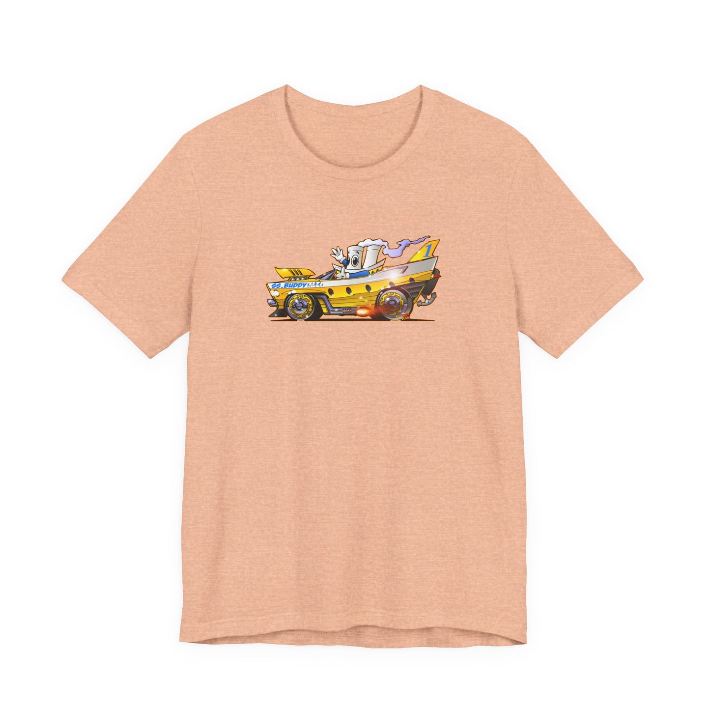 BUDDY CRUISE BUDDYMOBILE Custom Car Art Short Sleeve Tee in 17 Colors