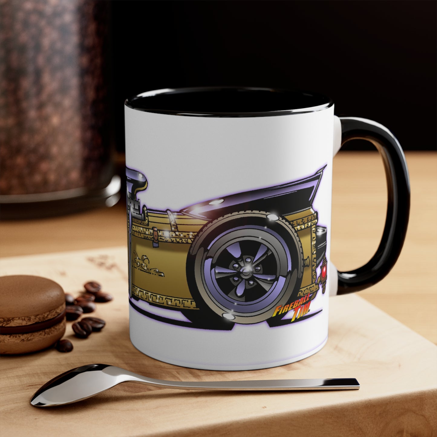 MUNSTERS DRAGULA Movie Car Coffee Mug 11oz