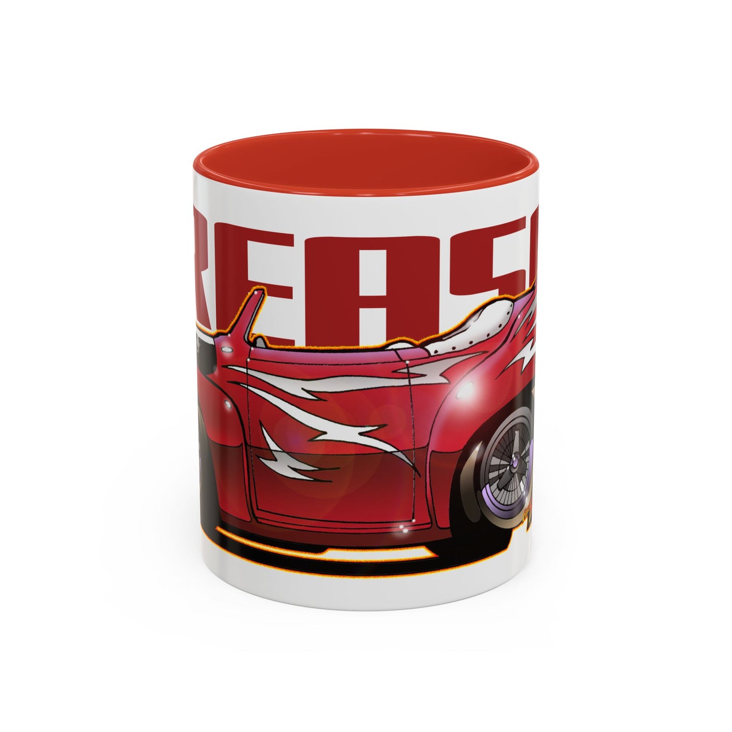 GREASED LIGHTNING Hot Rod Movie Car Collectible Coffee Art Mug - 2 Sizes