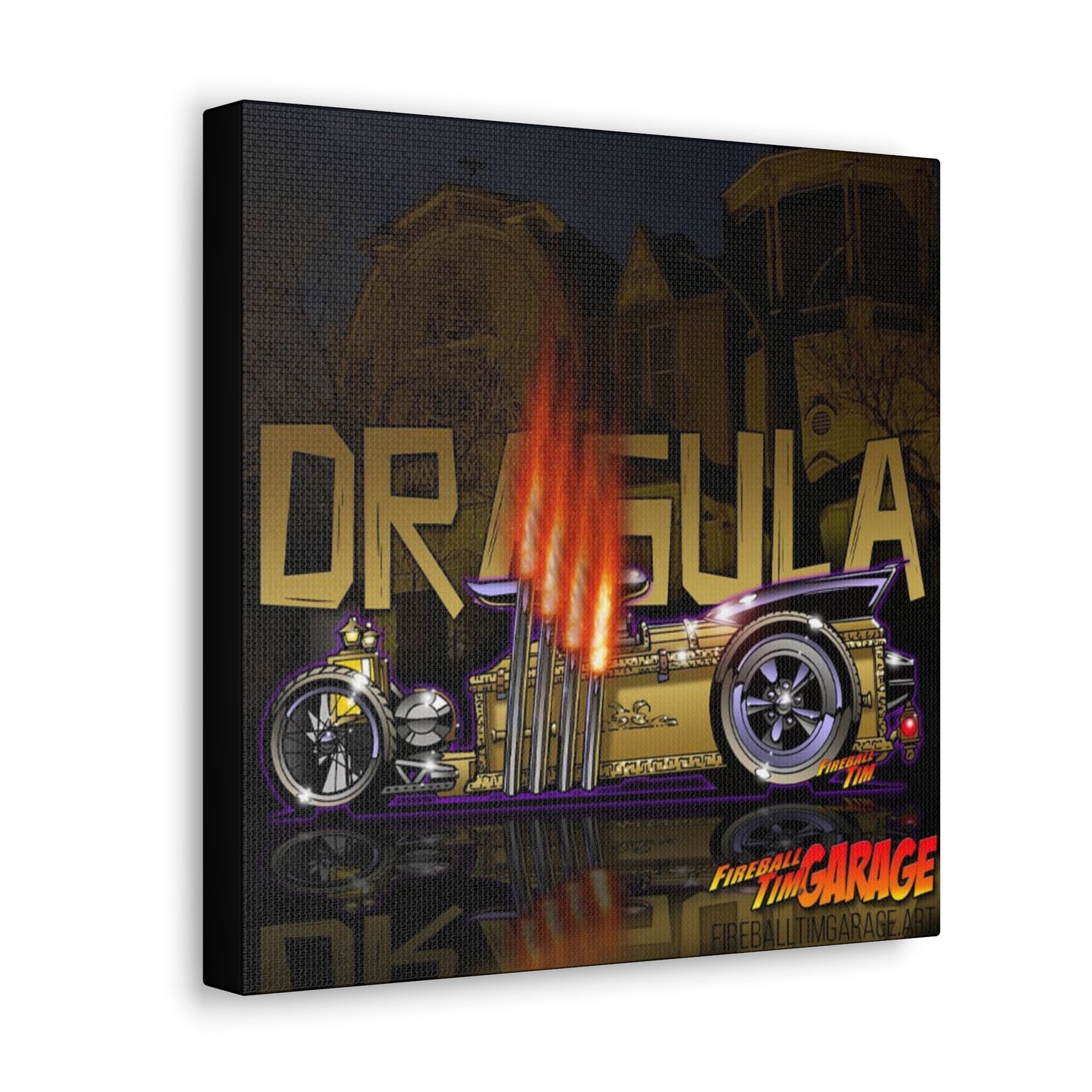 MUNSTERS DRAGULA TV Show Concept Art Canvas Print Ver1 12x12