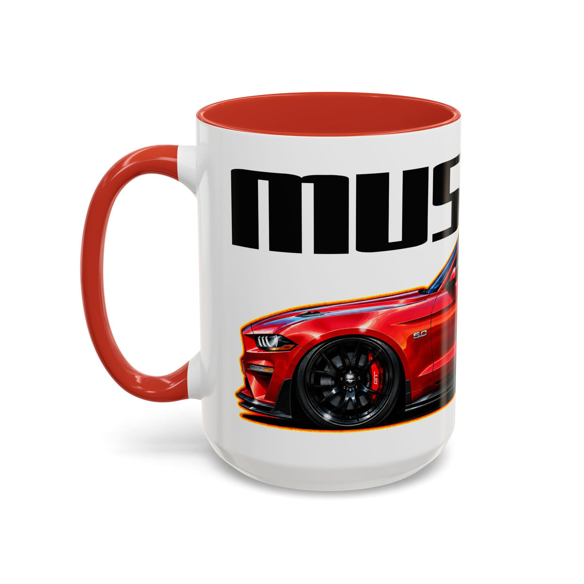 FORD MUSTANG 2019 GT 5.0 Collectible Fireball Art Coffee Mug - 2 Sizes