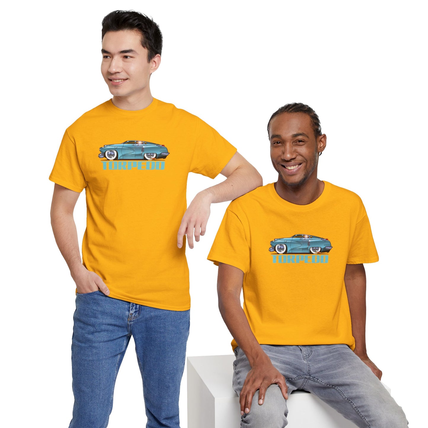 TUCKER TORPEDO 48 Collectible Fireball Art Cotton Tees