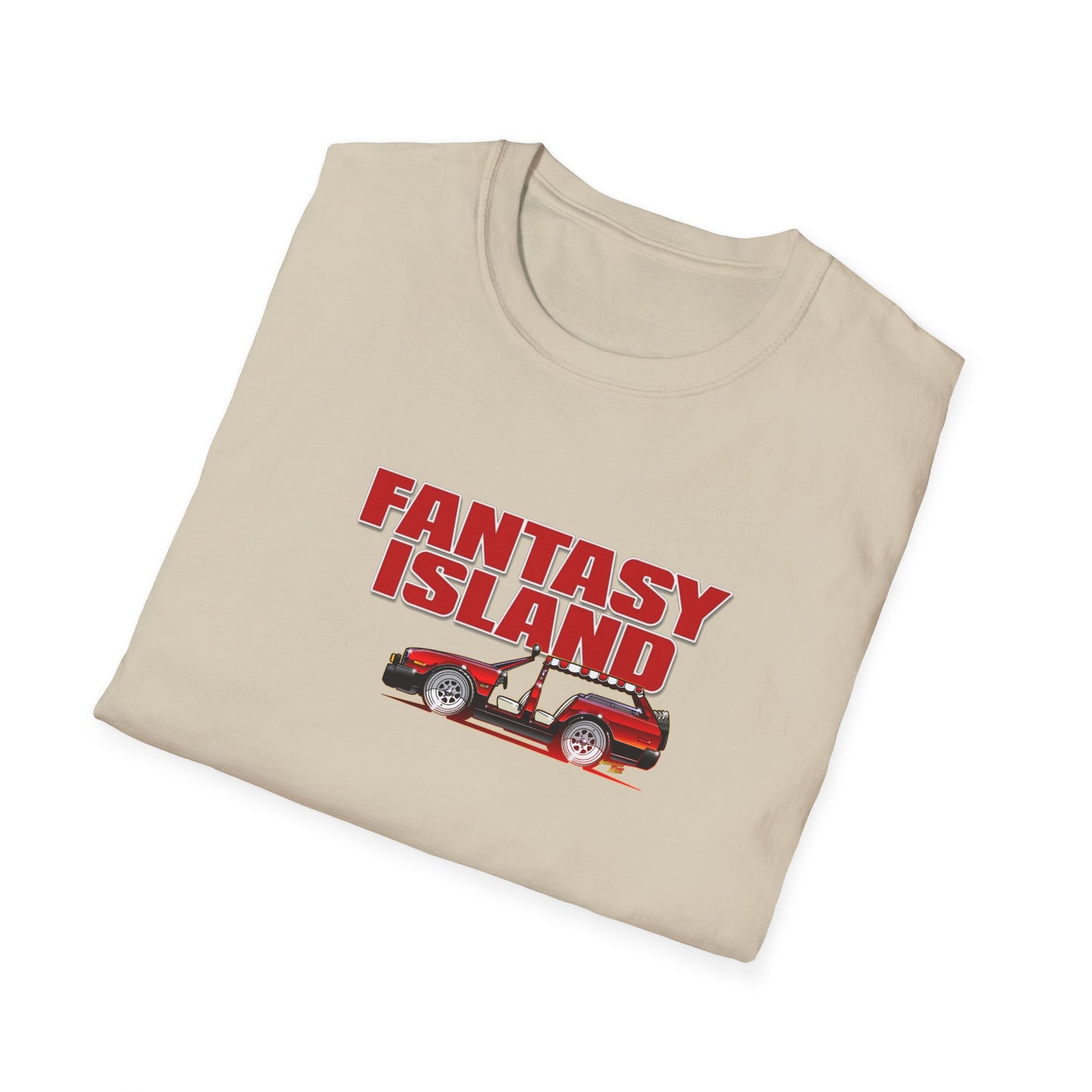 FANTASY ISLAND TV Show Plymouth Concept Art Softstyle T-Shirt - 11 Colors