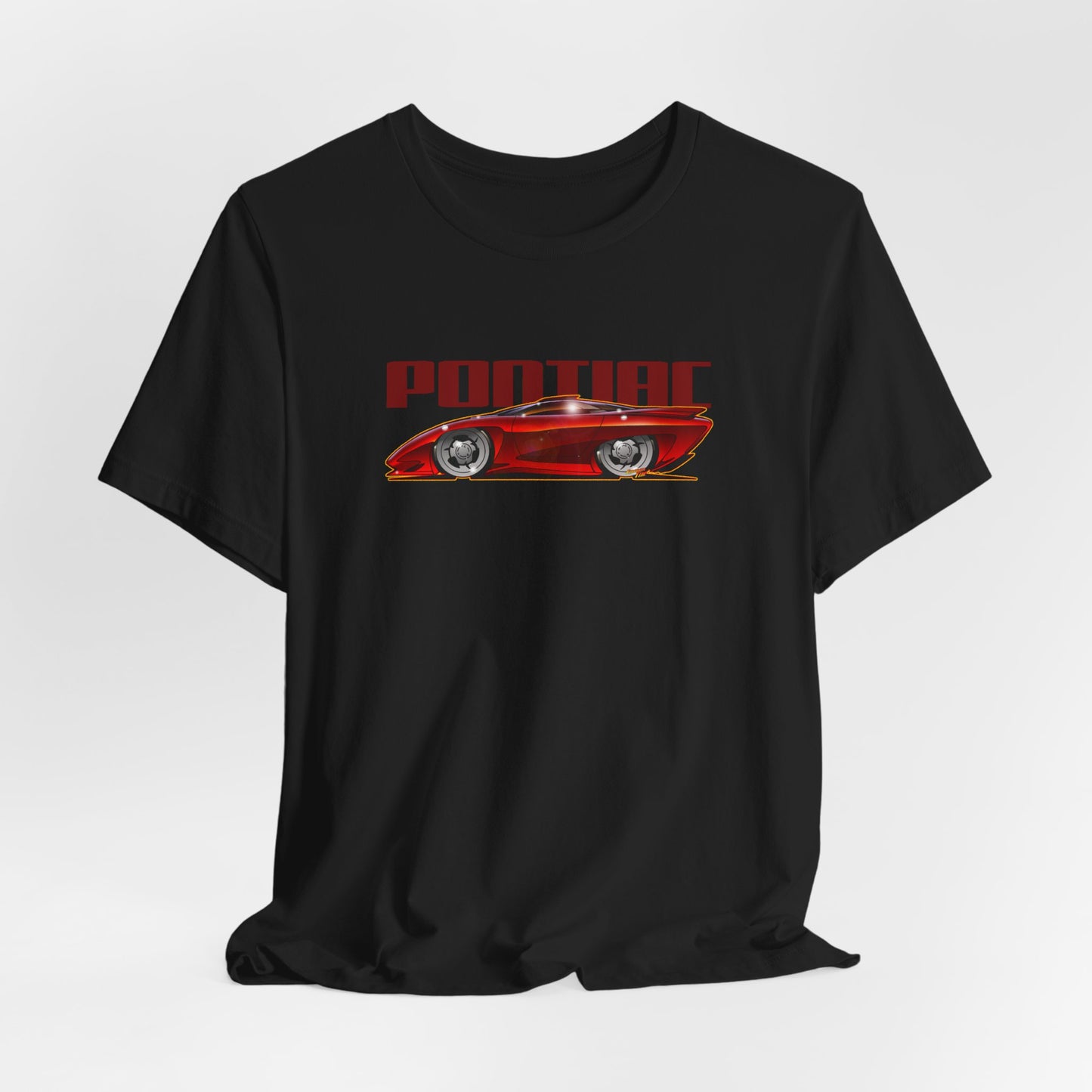 PONTIAC BANSHEE Concept Car Collectible Fireball Art Tee Shirt