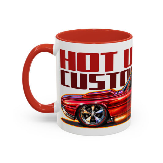 HOT WHEELS Sweet 16 CUSTOM TBIRD Collectible Fireball Art Coffee Mug - 2 Sizes
