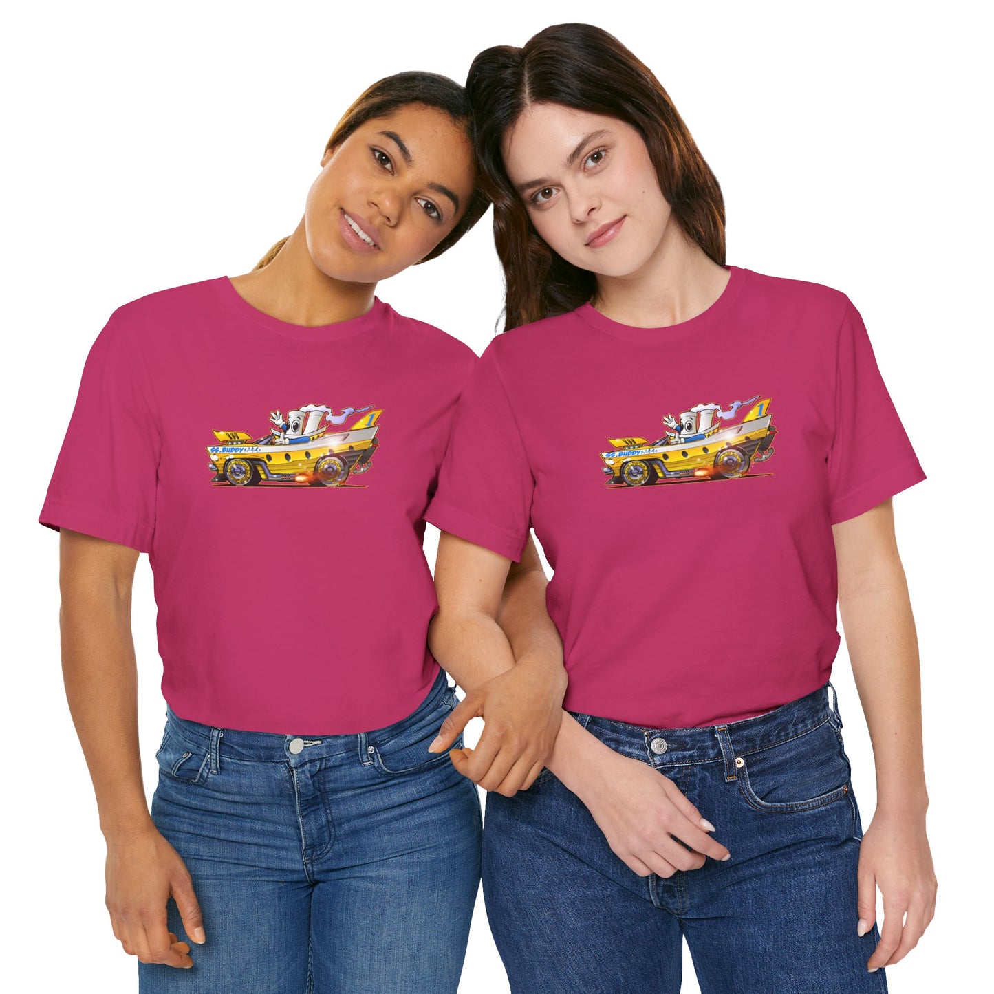 BUDDY CRUISE BUDDYMOBILE Custom Car Art Short Sleeve Tee in 17 Colors