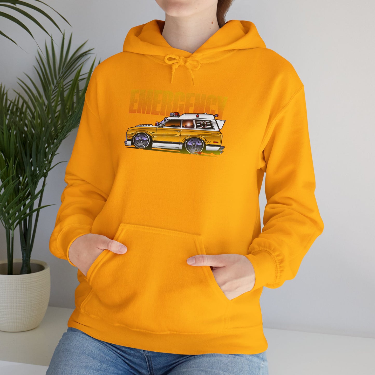 EMERGENCY AMBULANCE TV Show Concept Art Hooded Sweatshirt 9 Colors