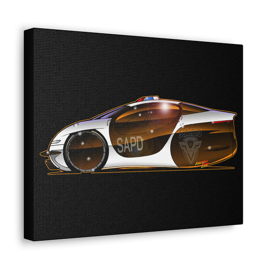 DEMOLITION MAN 2032 Police Cruiser Concept Art Canvas Print 11x14