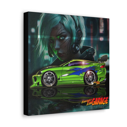 FAST AND FURIOUS MITSUBISHI Concept Art Canvas Print 12x12