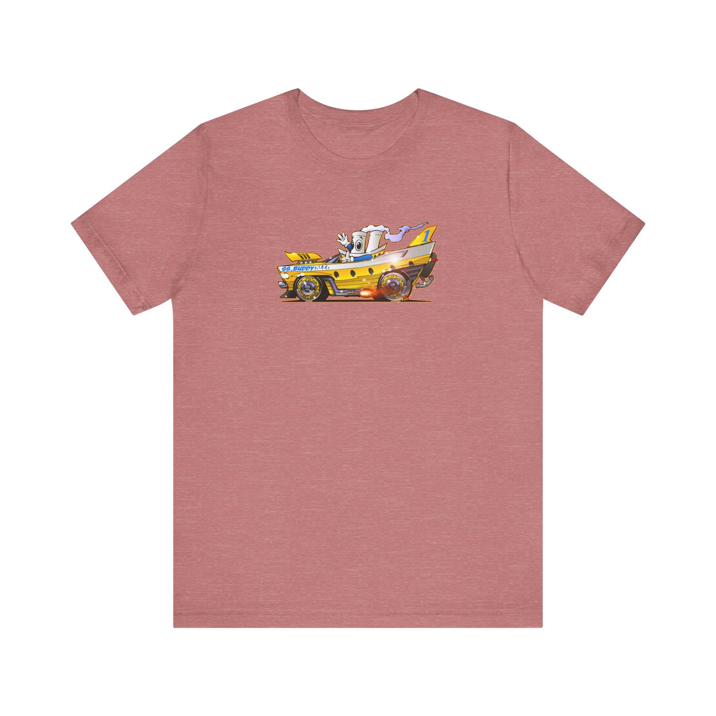 BUDDY CRUISE BUDDYMOBILE Custom Car Art Short Sleeve Tee in 17 Colors