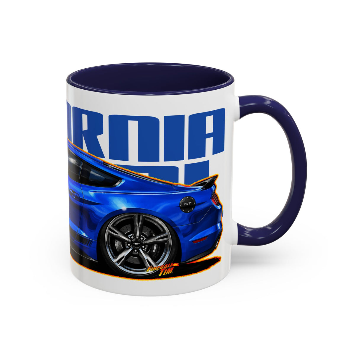 FORD MUSTANG 2017 California Special Collectible Fireball Art Coffee Mug - 2 Sizes