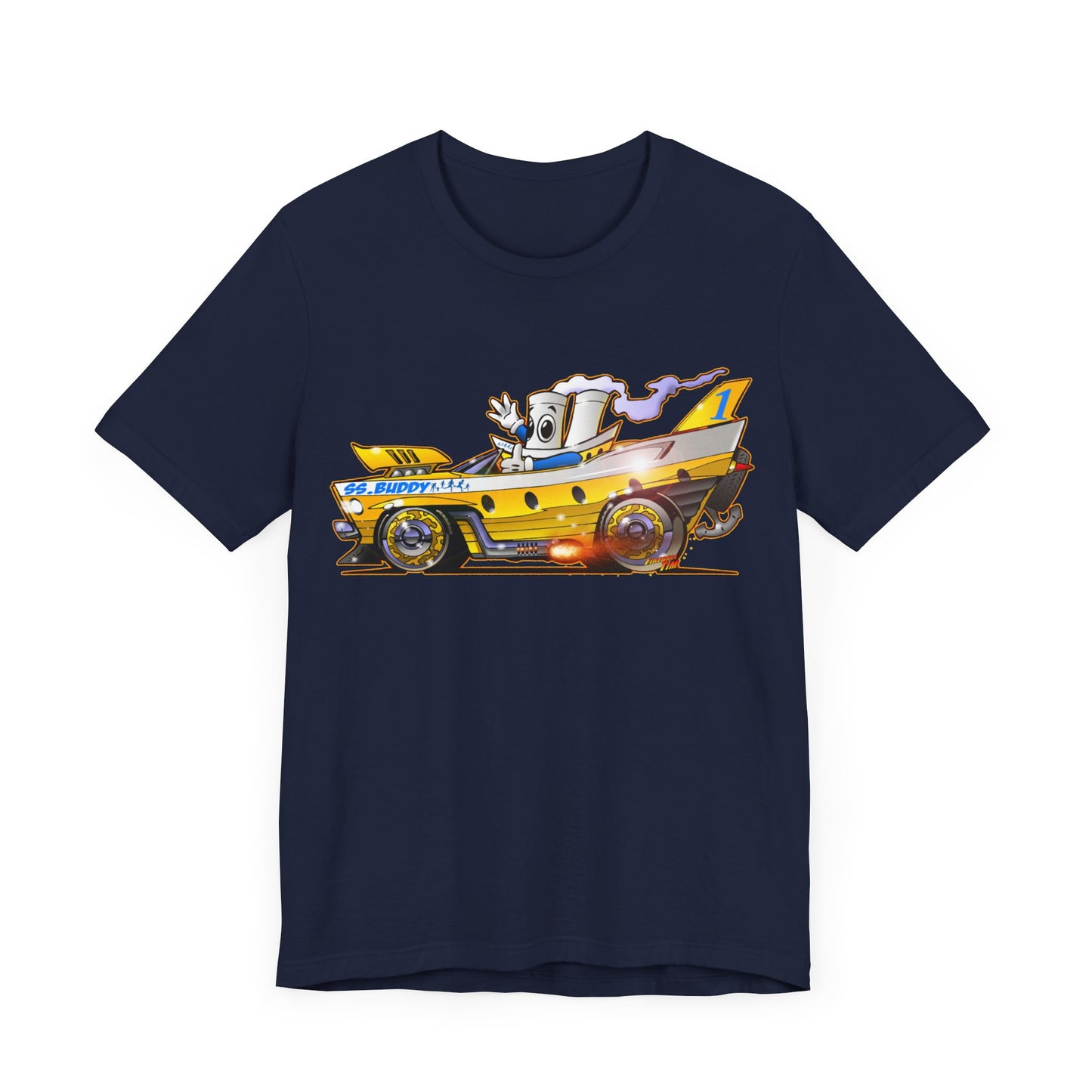 BUDDY CRUISE BUDDYMOBILE Custom Car Art Short Sleeve Tee in 17 Colors