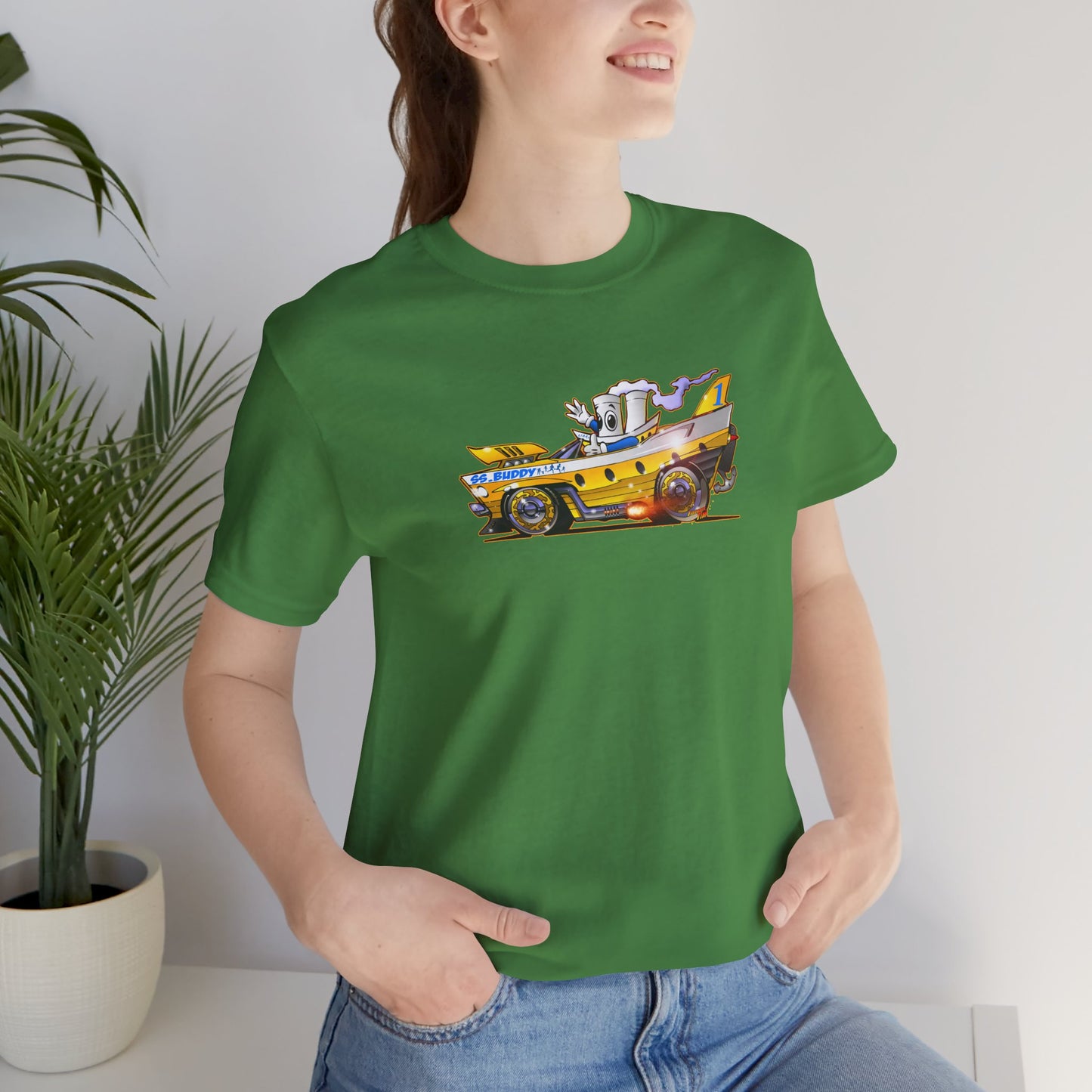 BUDDY CRUISE BUDDYMOBILE Custom Car Art Short Sleeve Tee in 17 Colors