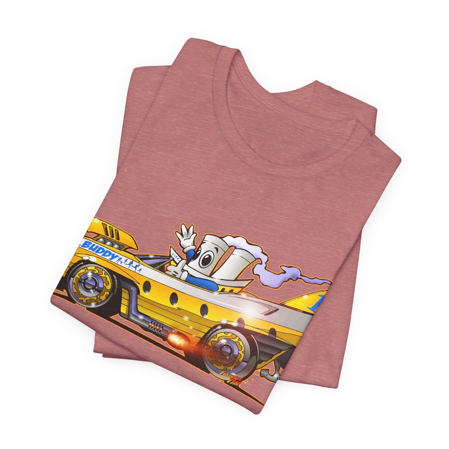 BUDDY CRUISE BUDDYMOBILE Custom Car Art Short Sleeve Tee in 17 Colors