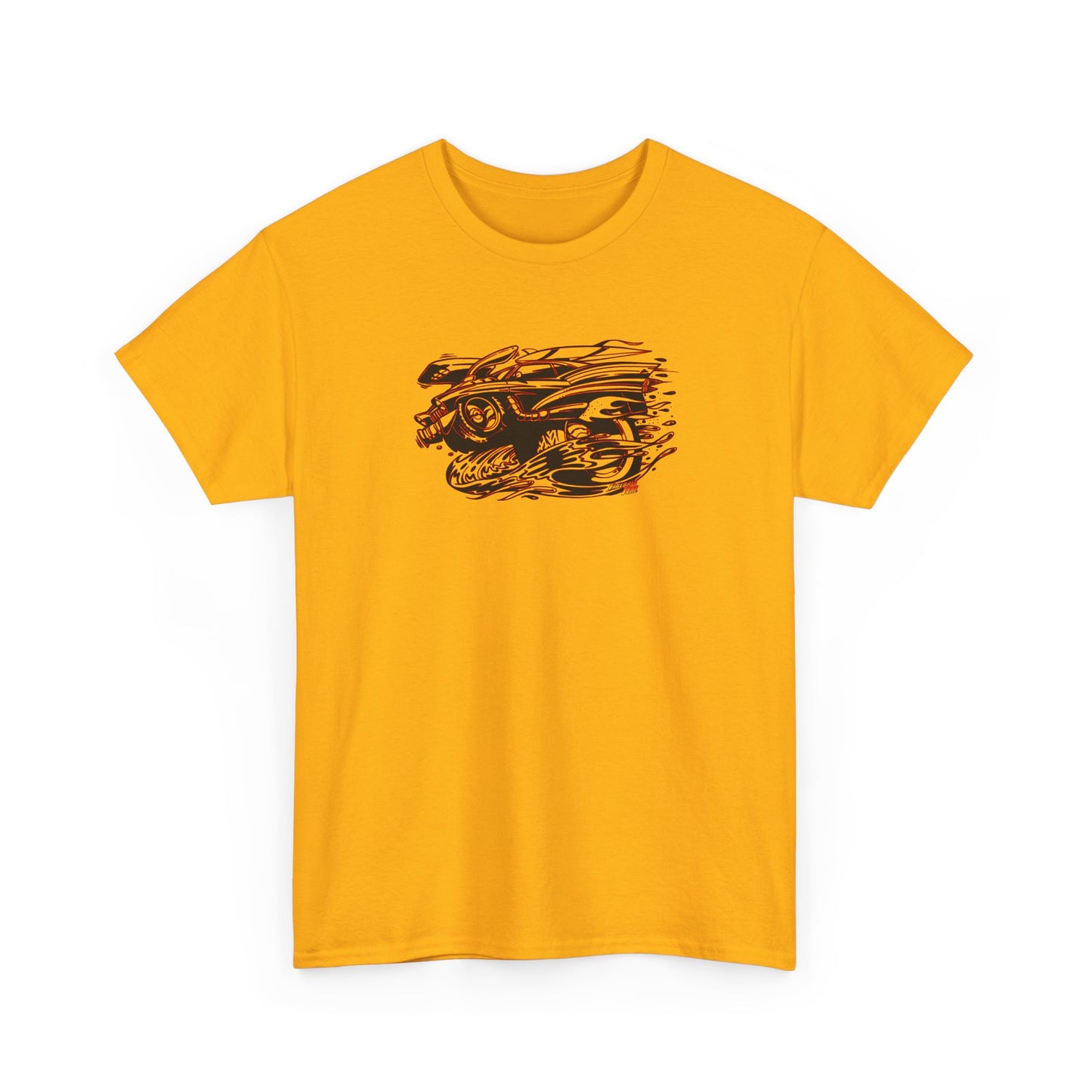 HOT ROD CHEVY Muscle Car Fireball Tee Shirt - Multiple Colors