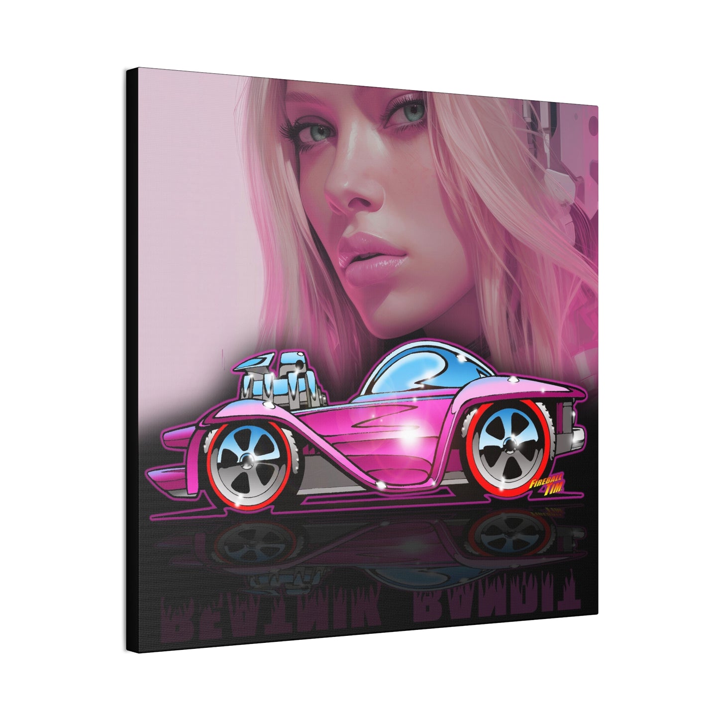 BEATNIK BANDIT Hot Wheels Collectible Canvas Wall Art Print 2 Sizes
