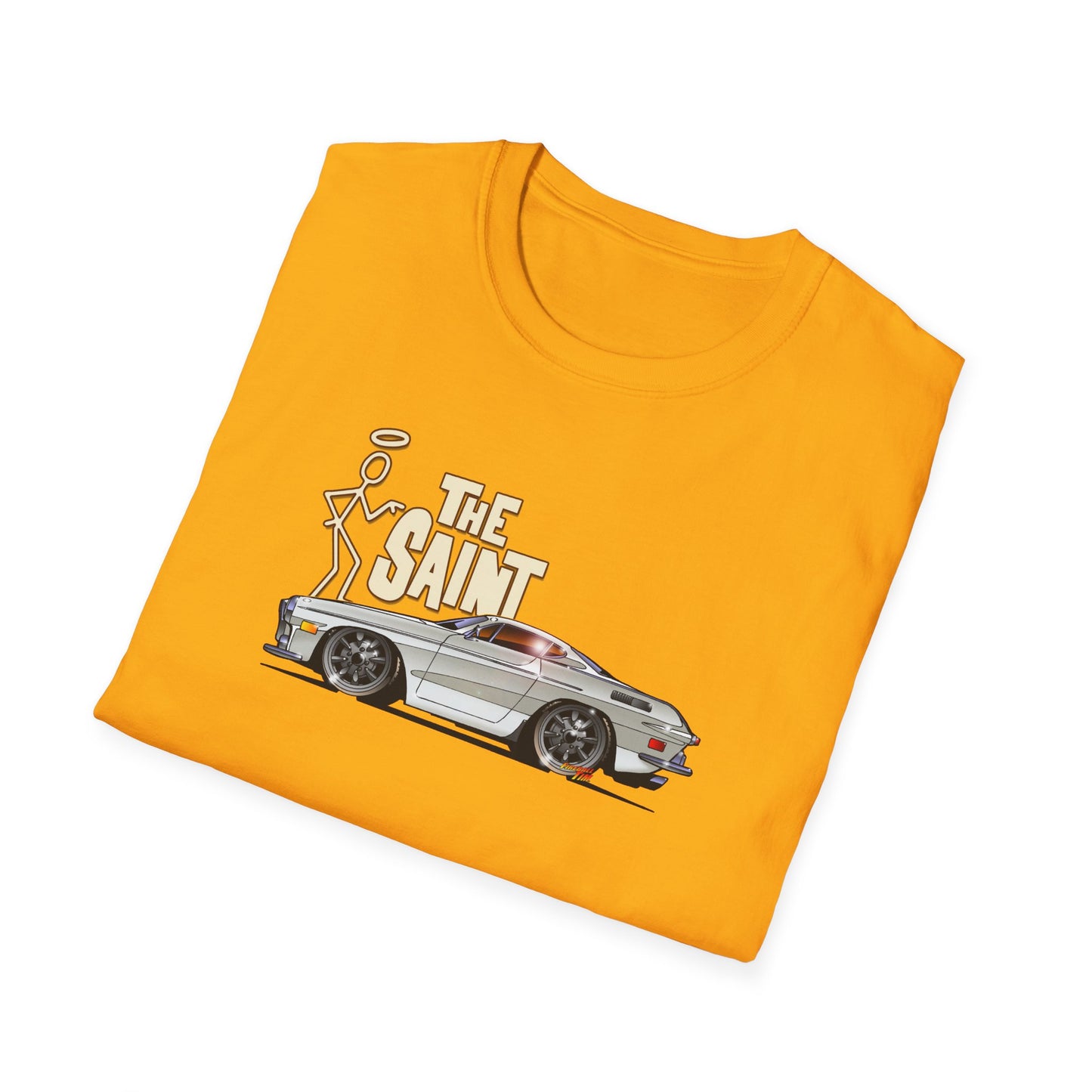 THE SAINT 1967 VOLVO 1800 S ST1 Concept Art Unisex Softstyle T-Shirt 13 Colors