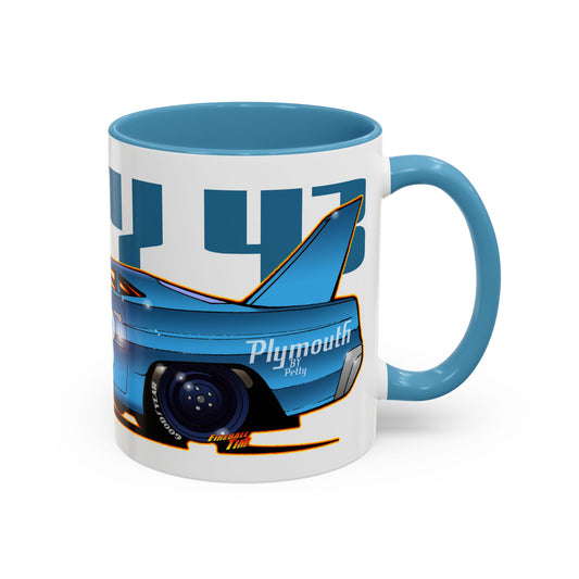 NASCAR Richard Petty 43 Plymouth Collectible Coffee Mug - 2 Sizes