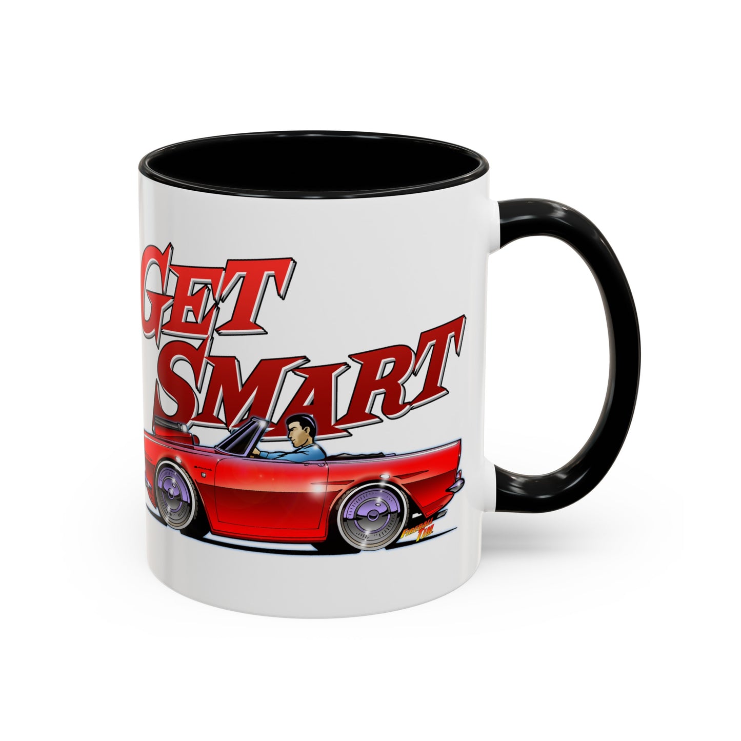 GET SMART TV Show 1965 Sunbeam Tiger Concept Art Coffee Mug 11 & 15oz