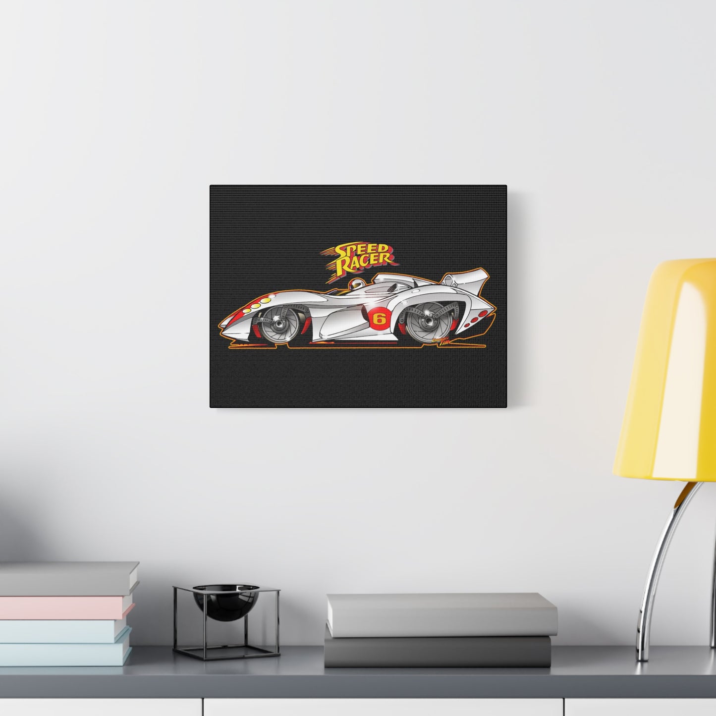 SPEED RACER MACH 6 Fireball Art Collectible Canvas Print - Multiple Sizes