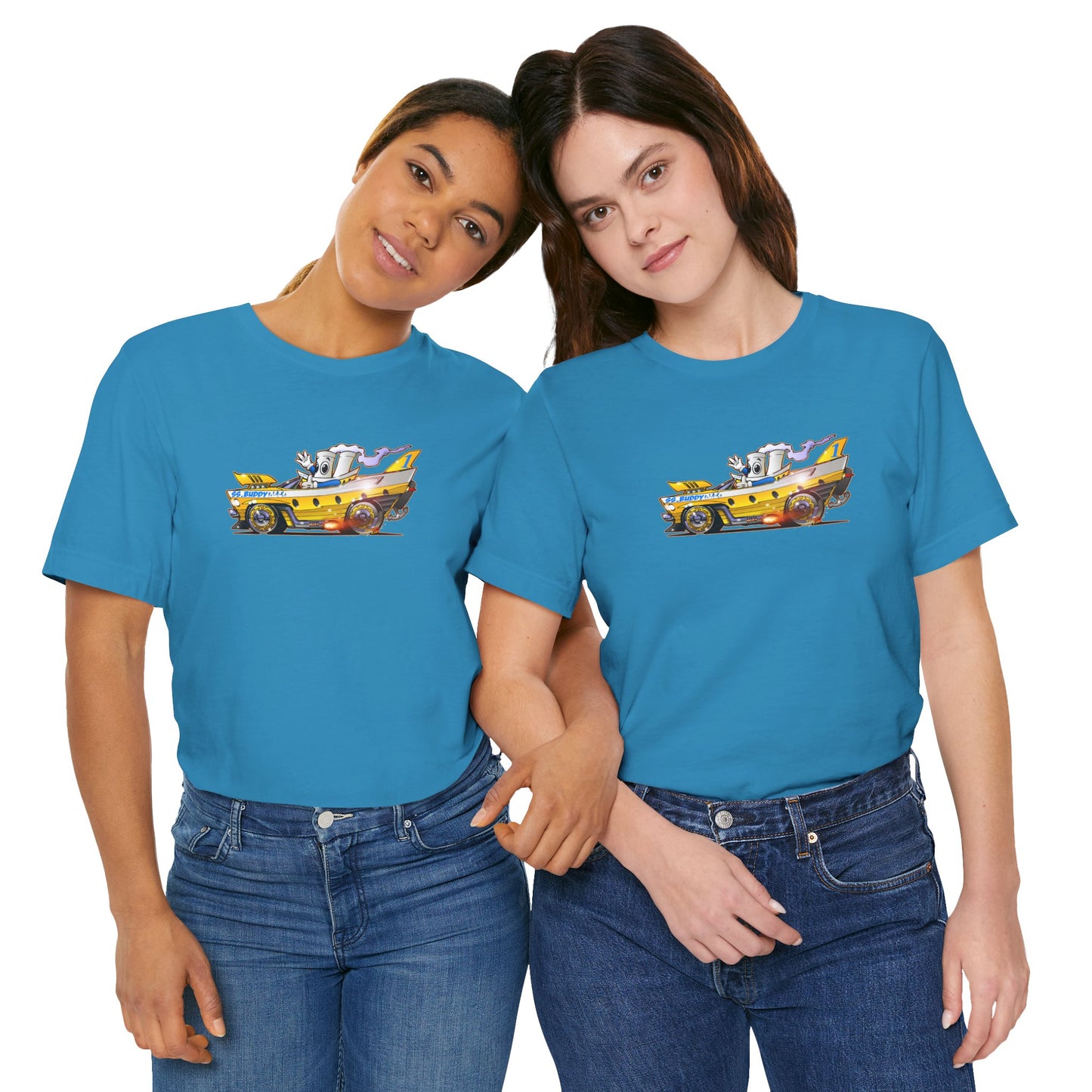 BUDDY CRUISE BUDDYMOBILE Custom Car Art Short Sleeve Tee in 17 Colors