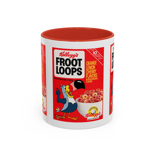 Vintage FROOT LOOPS Cereal Box Art Coffee Mugs 11oz-Mug-Fireball Tim Garage