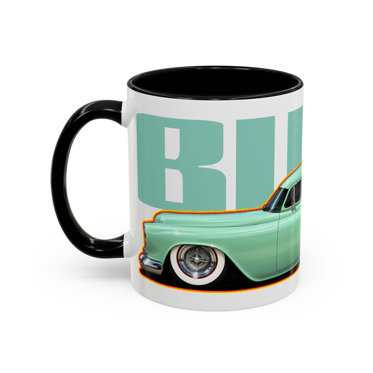 BUICK 1953 Kustom Special Collectible Fireball Art Coffee Mug - 2 Sizes