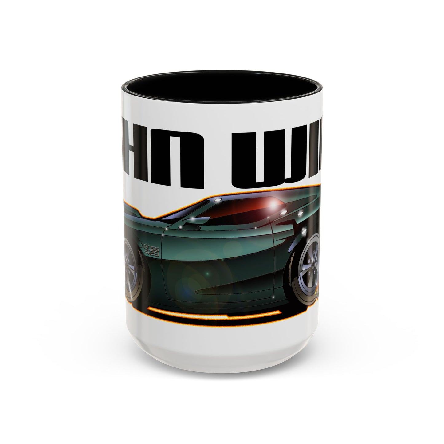 Keanu Reeves John Wick 1969 FORD MUSTANG BOSS 429 Fireball Art Coffee Mug