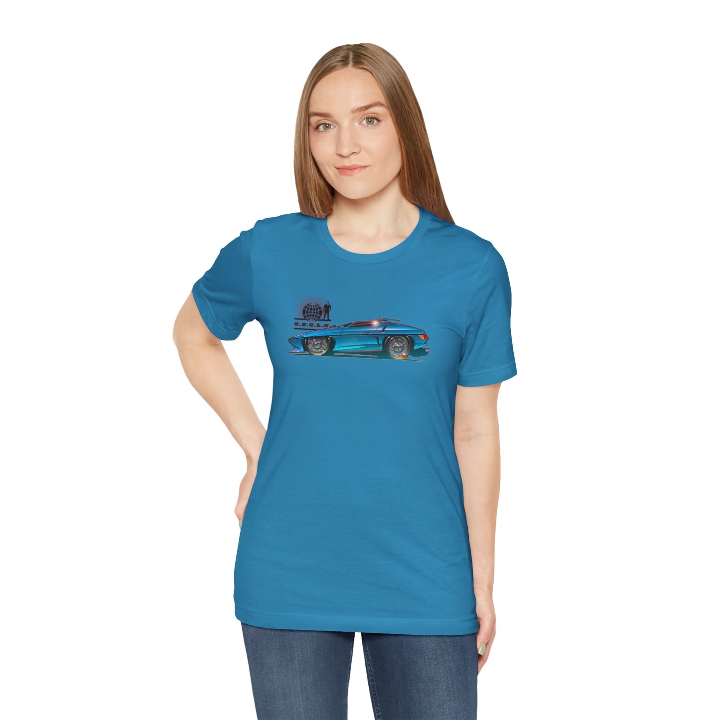 THE MAN FROM UNCLE Piranha TV Car Fireball Jersey Short Sleeve Tee Shirt - Multiple Colors