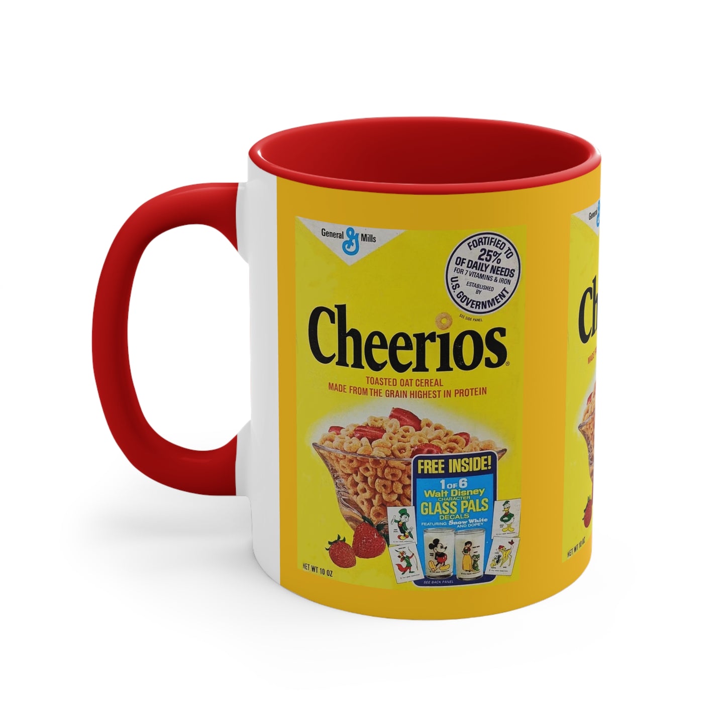 CHEERIOS Vintage Breakfast Cereal Mug 11oz