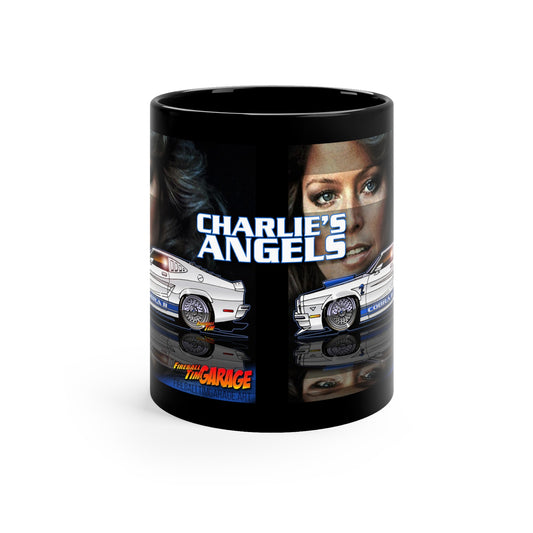 CHARLIES ANGELS TV Show Ford Mustang Cobra 2 Garage Coffee Mug 11oz