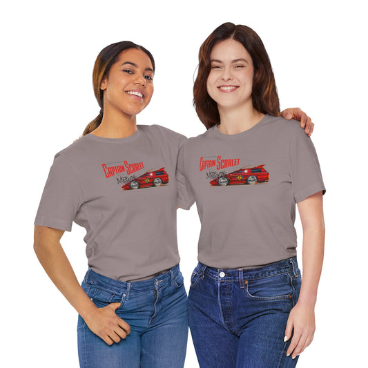 CAPTAIN SCARLET Spectrum Patrol Car Concept Art Short Sleeve Tee 12 Colors