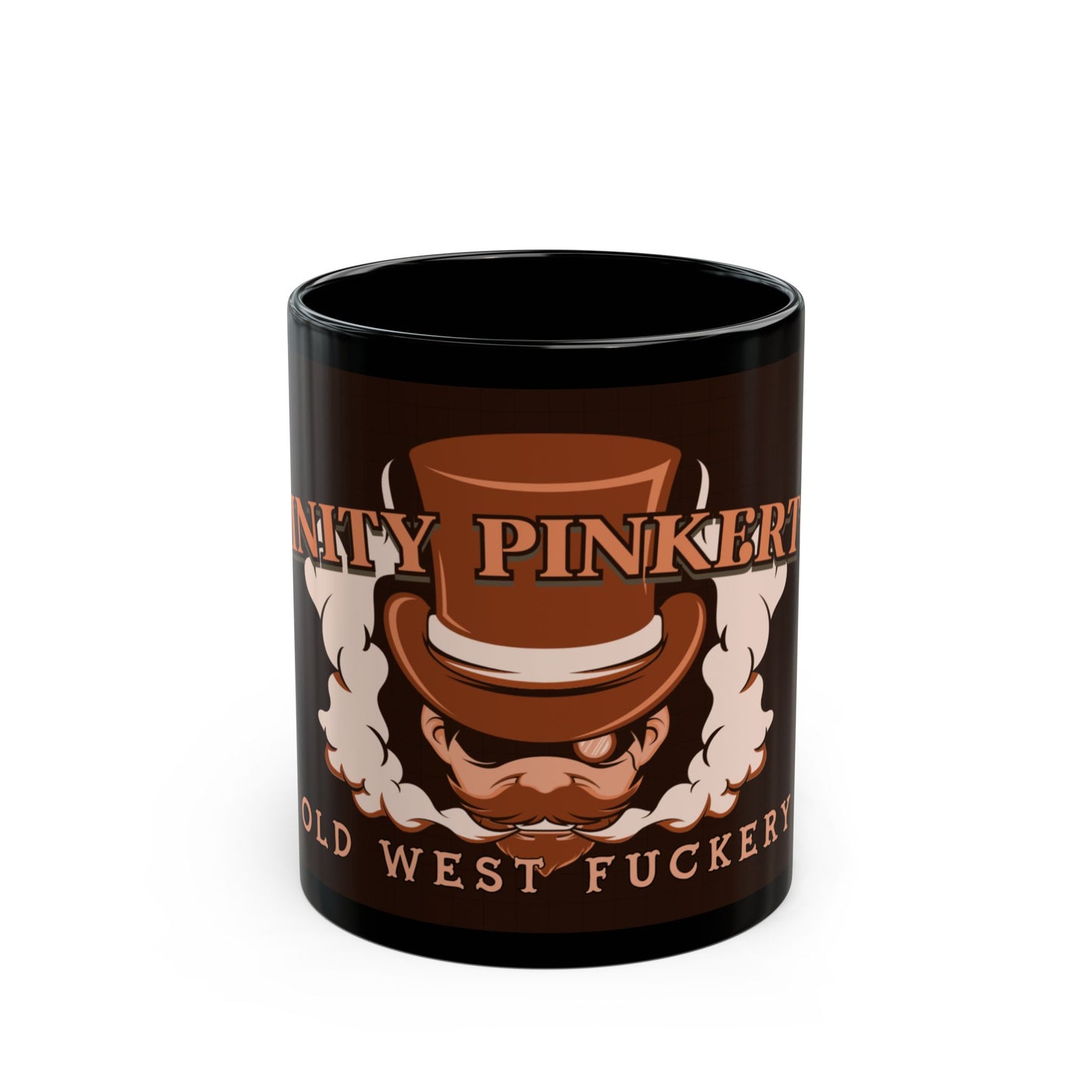 Western Humor Black Mug - 'Old West Fuckery' - Unique Gift for Cowboys and Coffee Lovers