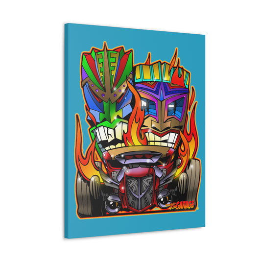 HOT ROD TIKIS Concept Art Canvas Print 24x30