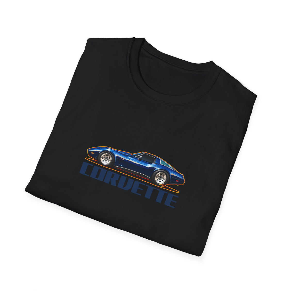 CHEVROLET CORVETTE 1978 Collectible Fireball Art Collectible Fireball Art TeeShirt