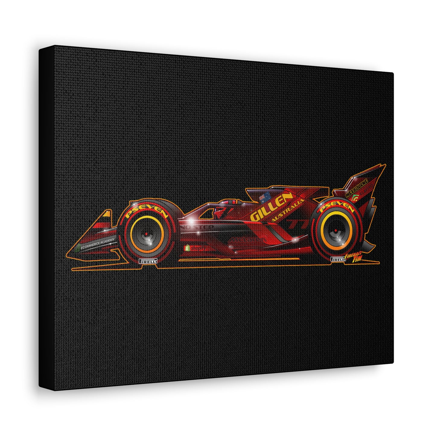 GILLEN AUSTRALIA F1 2047 Concept Art Canvas Print 11x14