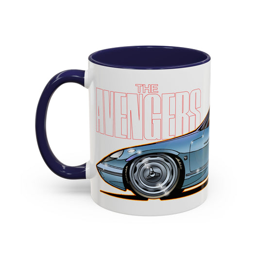 THE AVENGERS Emma Peel Lotus Elan Concept Art Softstyle Coffee Mug 2 Sizes-Mug-Fireball Tim Garage