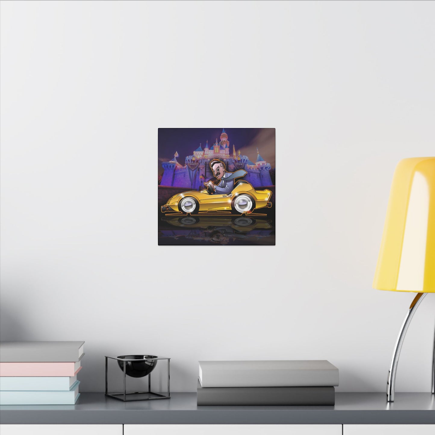AUTOPIA CLASSIC Walt Disney Fireball Art Canvas Print
