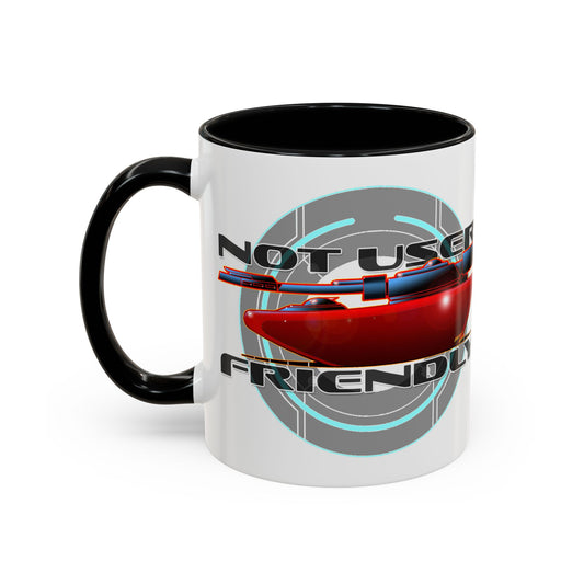 TRON TANK Not User Friendly Concept Art Coffee Mug 2 Sizes 2 Colors-Mug-Fireball Tim Garage