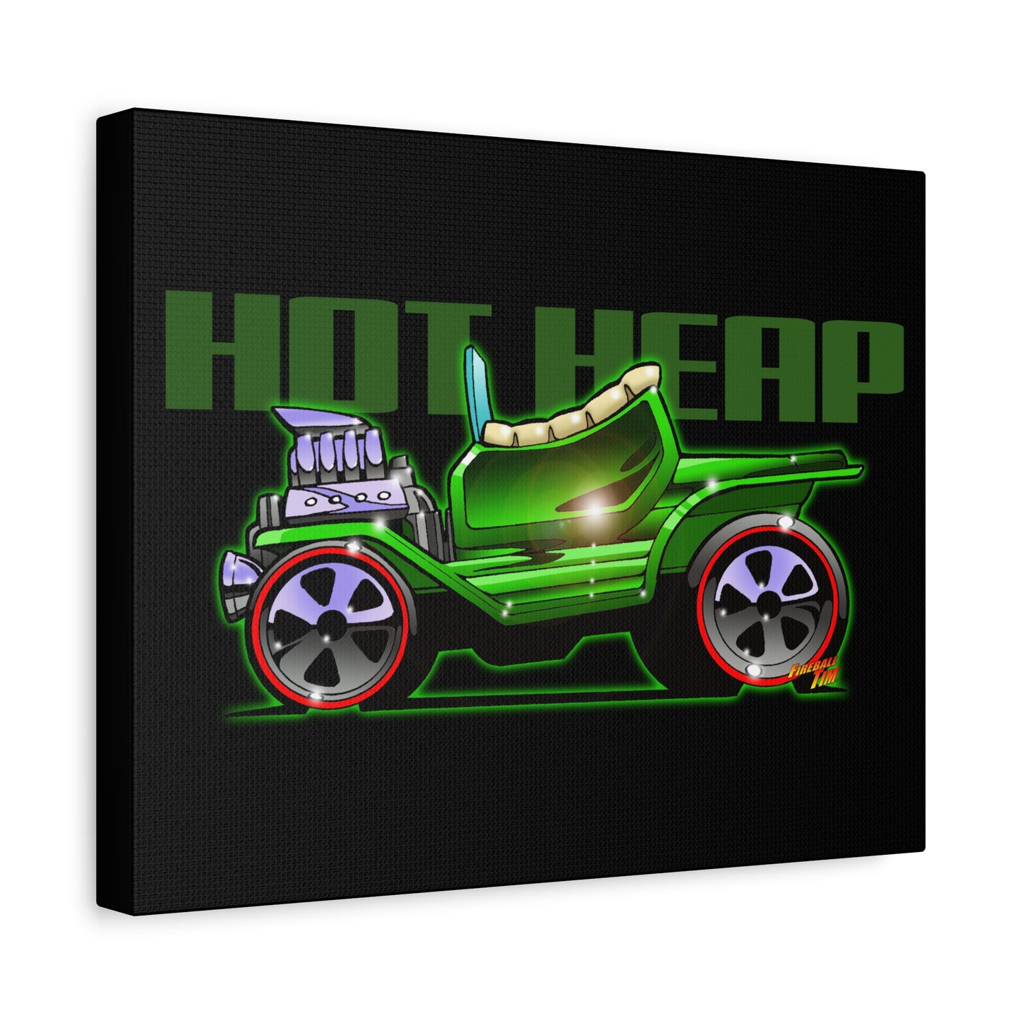 HOT HEAP HOT WHEELS Vintage Car Diecast Canvas Art Wall Print - 11x14