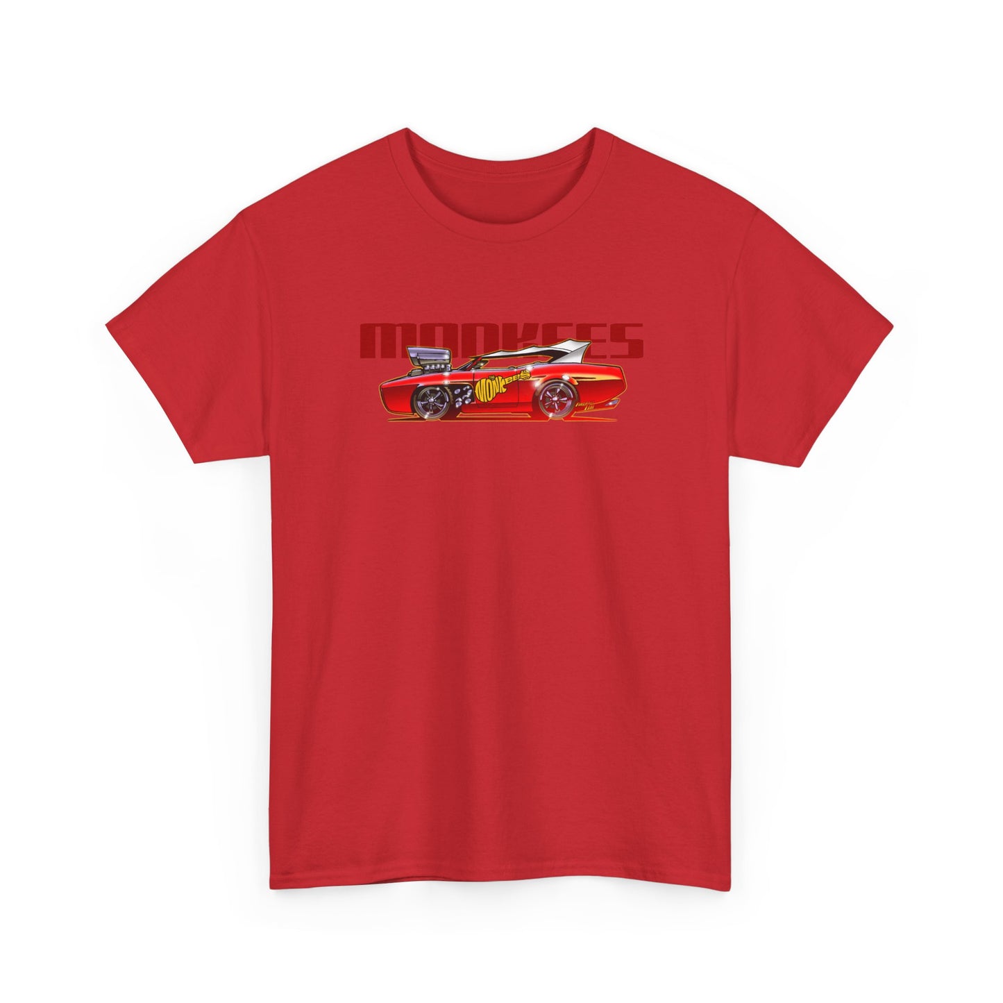 THE MONKEES Monkeemobile Cotton Tee Shirt - 12 Colors