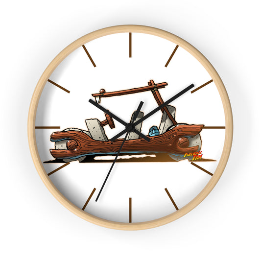 THE FLINTSTONES Bedrock Roadster Wall Clock