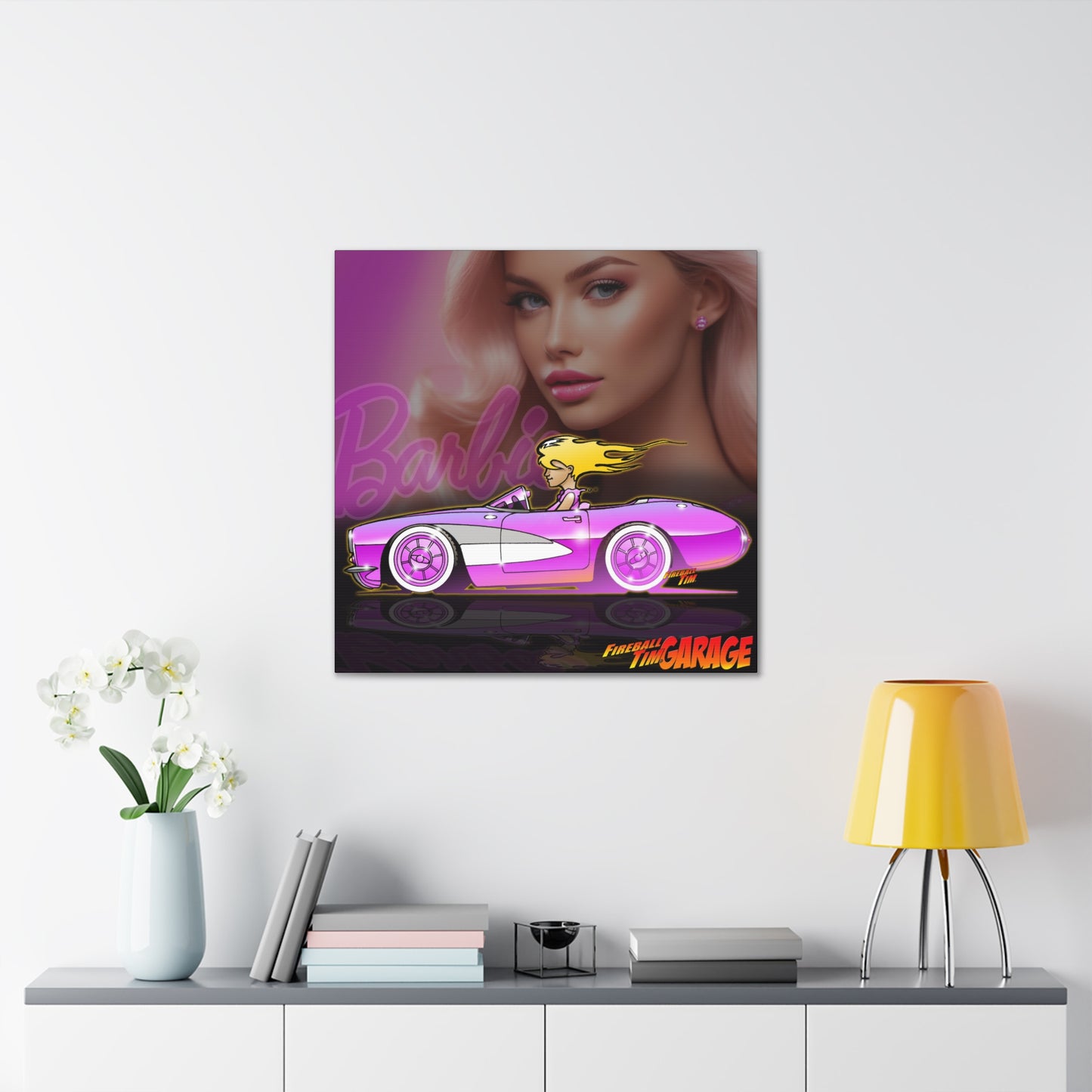 BARBIE CORVETTE Concept Art MASTERPRINT 3 Sizes