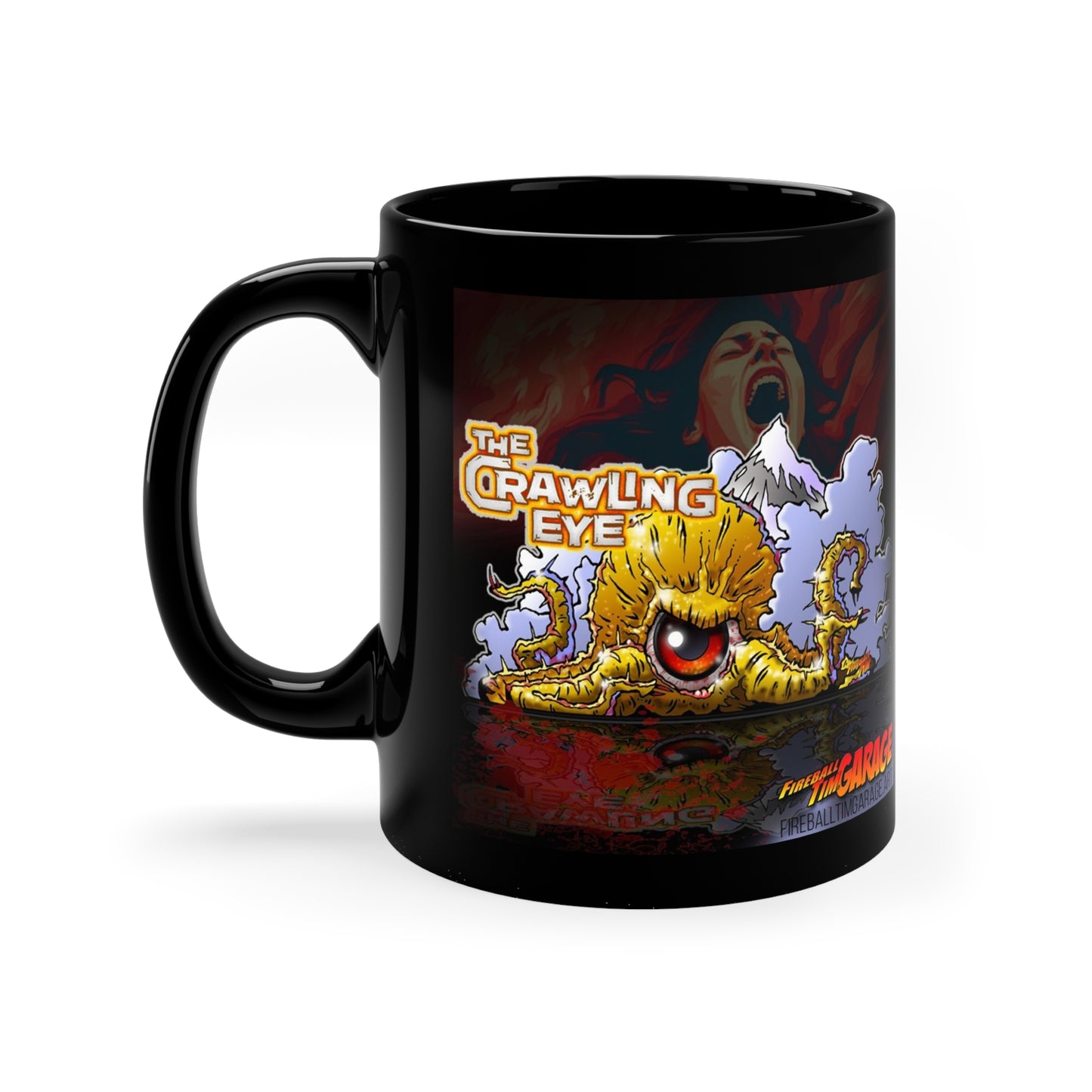 THE CRAWLING EYE Classic Monster Horror Movie Garage Coffee Mug 11oz