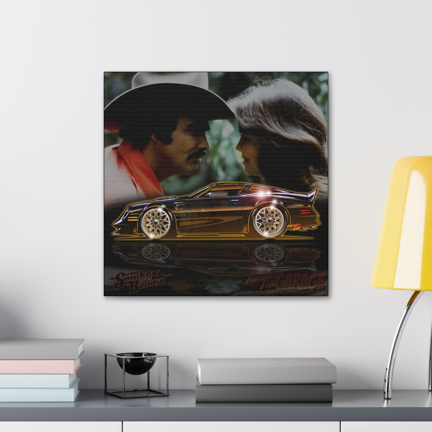 SMOKEY AND THE BANDIT Pontiac Trans Am Concept Art Canvas MASTERPRINT 3 Sizes