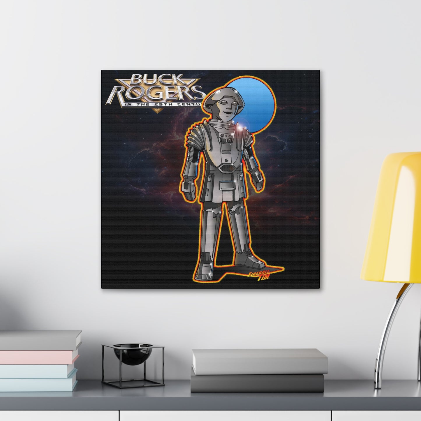 BUCK ROGERS Twiki Robot Concept Art Canvas MASTERPRINT 2 Sizes