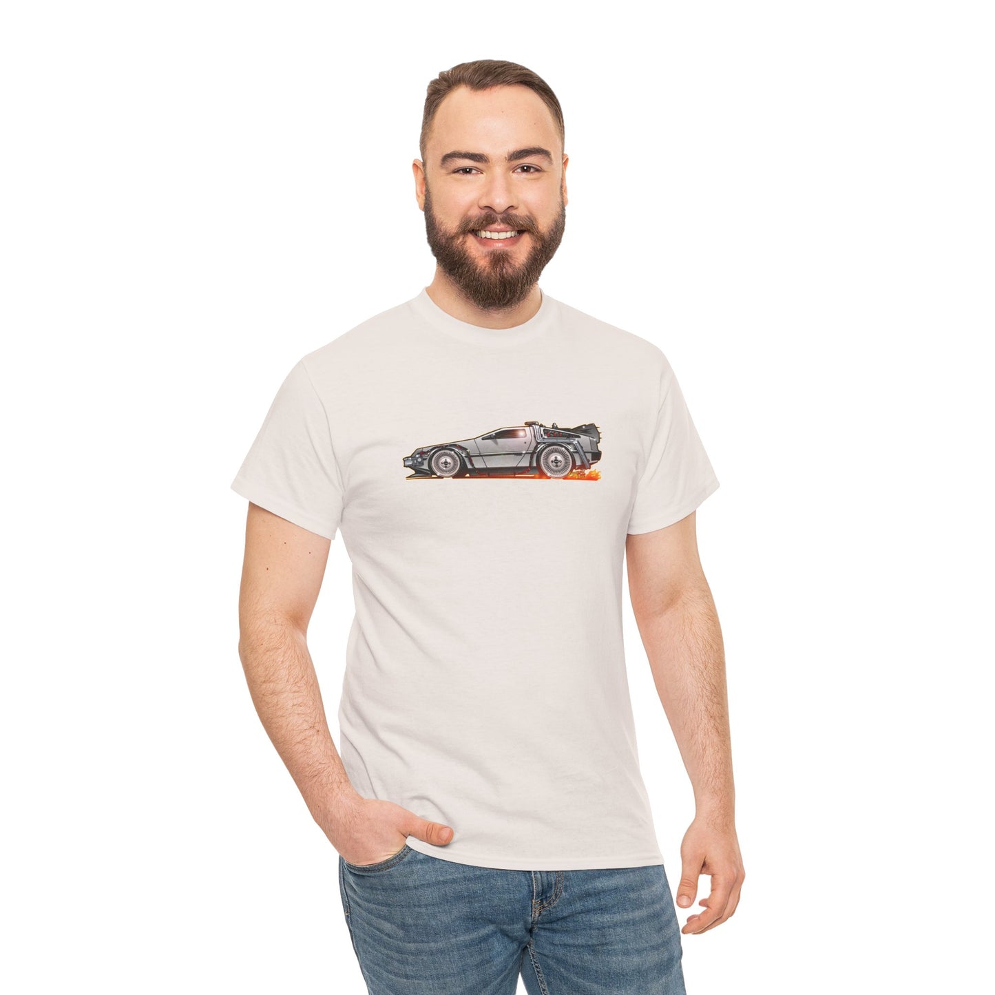 BACK TO THE FUTURE DELOREAN Time Machine Concept Art Tee Shirt 11 Colors