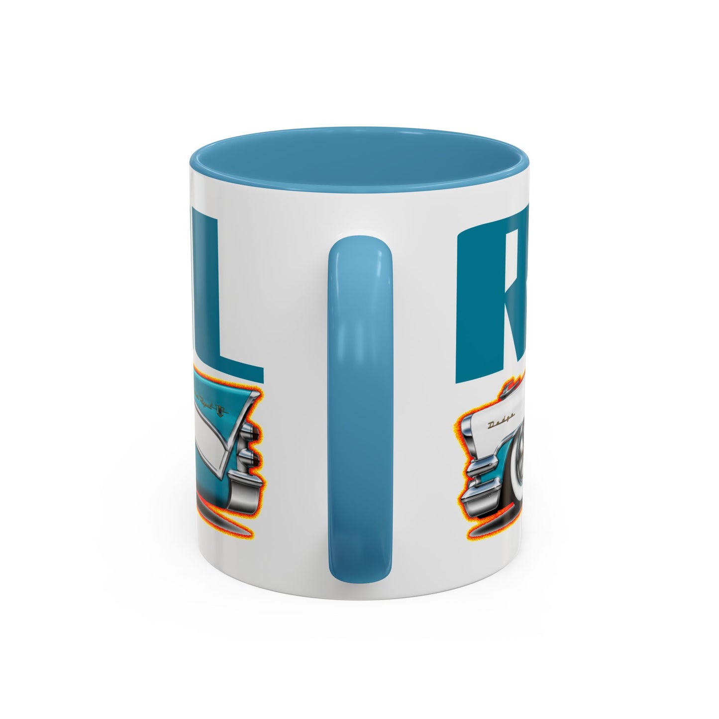 DODGE CUSTOM ROYAL 1957 Collectible Fireball Art Coffee Mug - 2 Sizes