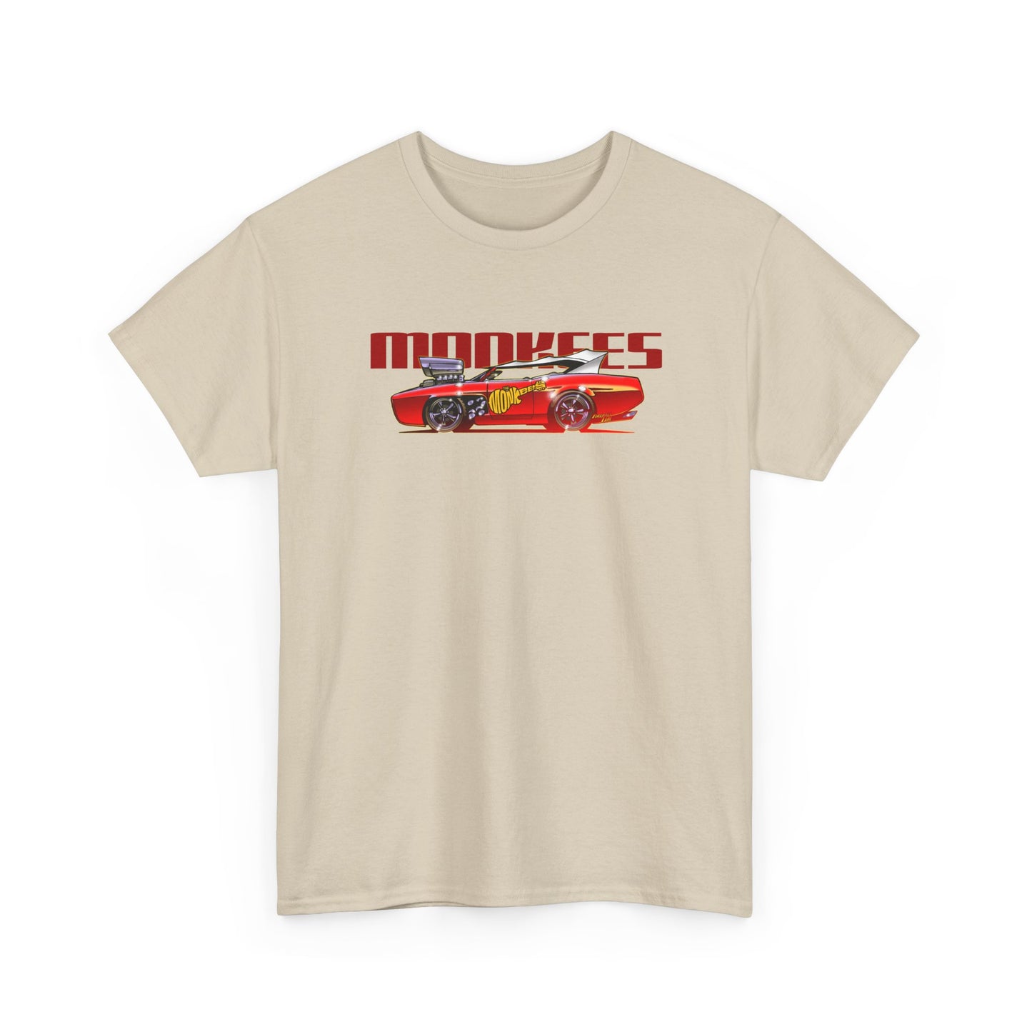 THE MONKEES Monkeemobile Cotton Tee Shirt - 12 Colors